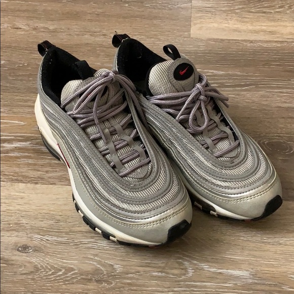 ❌SOLD❌Nike Air Max 97s (GS) Silver Bullet - Picture 2 of 4